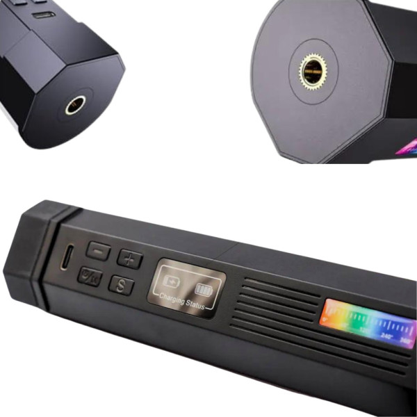 Аккумуляторный Led видеосвет RGB Stick M07 светодиодная беспроводная лампа палка для фото и видео Аккумуляторный Led видеосвет RGB Stick M07 светодиодная беспроводная лампа палка для фото и видео