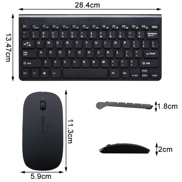 Комплект Беспроводная клавиатура и мышка Ultra-thin Combo универсальная ультратонкая Комплект Беспроводная клавиатура и мышка Ultra-thin Combo универсальная ультратонкая
