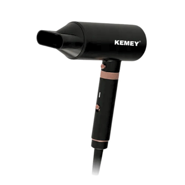Многофункциональный фен мультистайлер KEMEY KM-9203 с 4 насадками для укладки выпрямления и завивки волос 4в1