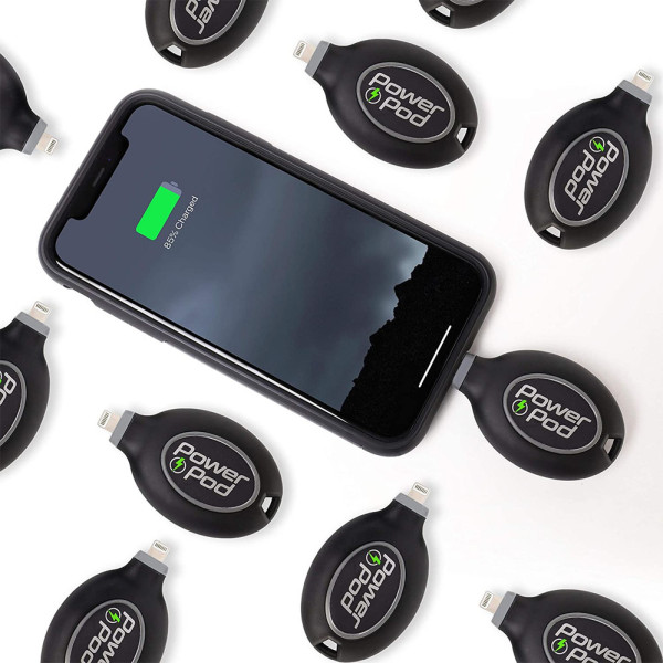 Брелок зарядное устройство повербанк Power bank Power Pod внешний аккумулятор Lightning