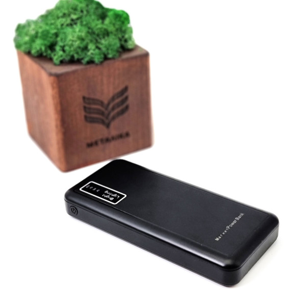 Аккумулятор внешний 10000 mah универсальный Портативное зарядное power bank 3 в1 МАГНИТ 3в1+фонарик павер банк