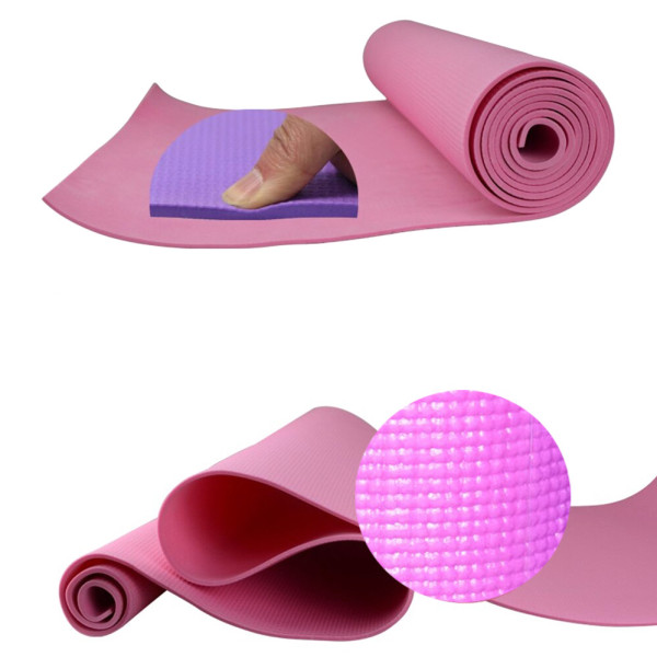 Коврик для йоги и фитнеса Yoga Mat 8 мм однотонный каремат спортивный Коврик для йоги и фитнеса Yoga Mat 8 мм однотонный каремат спортивный