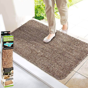 Коврик придверный супервпитывающий Super Clean Mat 70х45 см противоскользящий на резиновой основе