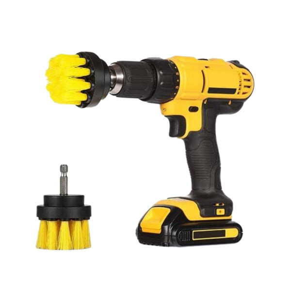 Щетки для чистки и уборки Насадки на дрель шуруповерт набор 3 шт Drill Brush для химчистки авто Щетки для чистки и уборки Насадки на дрель шуруповерт набор 3 шт Drill Brush для химчистки авто