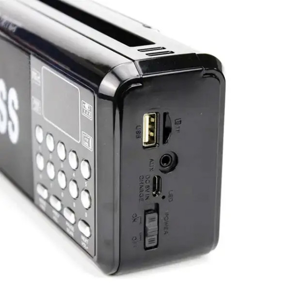 Радиоприемник аккумуляторный GOLON RX-204 портативная колонка радио с входом под usb и флеш-карту
