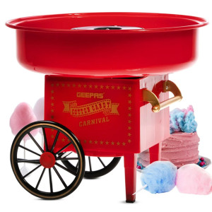 Аппарат для приготовления сладкой ваты электрический Cotton Candy Maker Красный