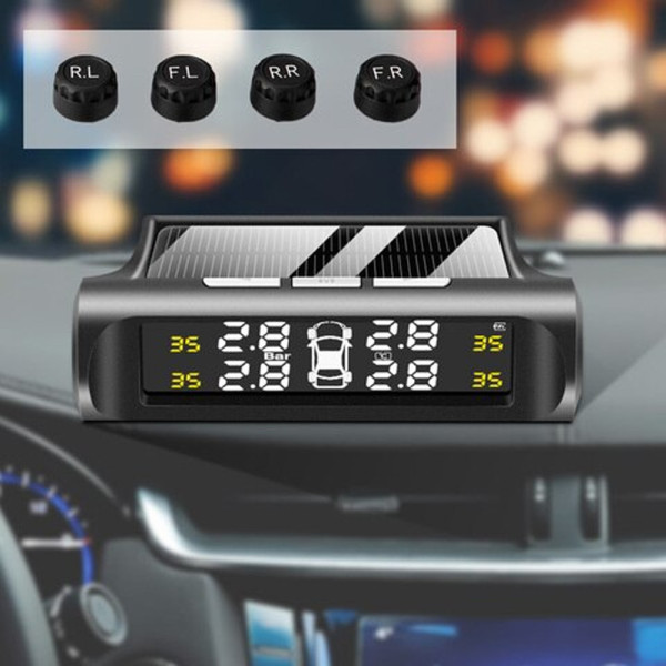 Система контролю тиску в шинах TPMS бездротова із сонячною панеллю зовнішні датчики Система контролю тиску в шинах TPMS бездротова із сонячною панеллю зовнішні датчики