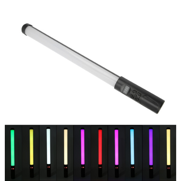 Лампа Led різнобарвна меч Led Stick RGB палиця для фото і відео Стік жезл для Селфі і блогерів з пультом