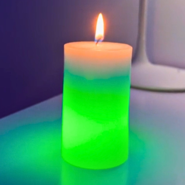 Свеча из воска с подсветкой светодиодная хамелеон Candled Magic LED меняющая цвет декоративная