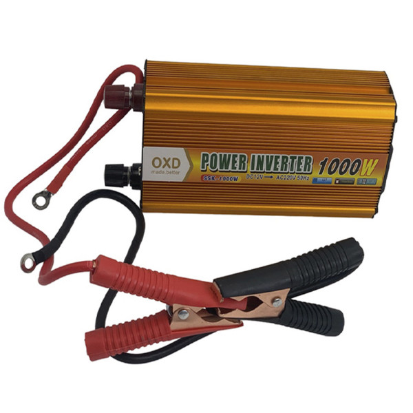 Преобразователь инвертор от аккумулятора 12V-220V Power Inverter напряжения 1000W автомобильный