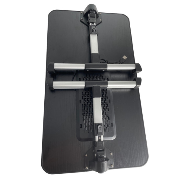 Столик підставка-трансформер для ноутбука з вентилятором PORTABLE FOLDING COMPUTER DESK з охолоджувальним ефектом Столик підставка-трансформер для ноутбука з вентилятором PORTABLE FOLDING COMPUTER DESK з охолоджувальним ефектом