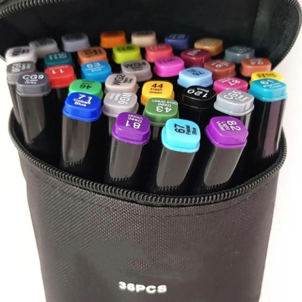Скетч маркеры SKETCHMARKER 48 цветов Набор для рисования и дизайна двусторонних маркеров на спиртовой основе Скетч маркеры SKETCHMARKER 48 цветов Набор для рисования и дизайна двусторонних маркеров на спиртовой основе