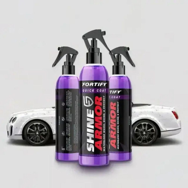 Полироль для удаления царапин с кузова авто Shine Armor спрей для блеска и защиты автомобиля
