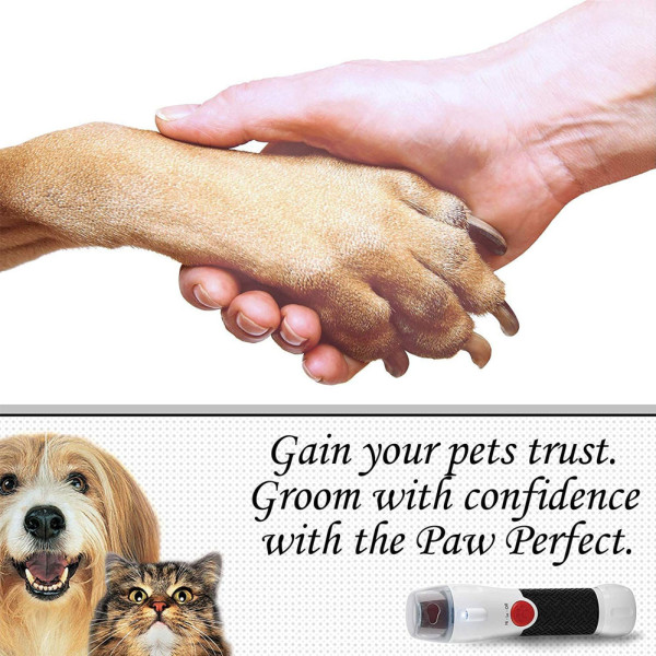Кусачки для когтей собак и кошек Когтерез Paw Perfect Электрический триммер когтерезка для животных Кусачки для когтей собак и кошек Когтерез Paw Perfect Электрический триммер когтерезка для животных