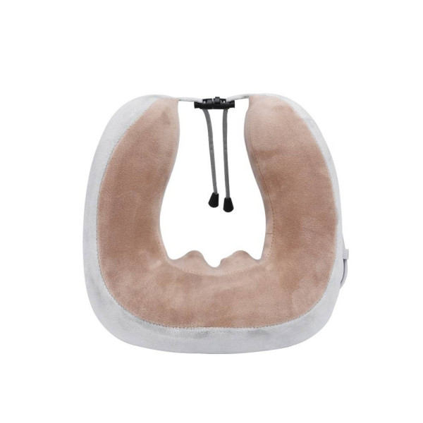 Массажная подушка для шеи U Shaped Massage Pillow Brown Массажер подкова ИК подогрев вибрация массаж роликовая Массажная подушка для шеи U Shaped Massage Pillow Brown Массажер подкова ИК подогрев вибрация массаж роликовая