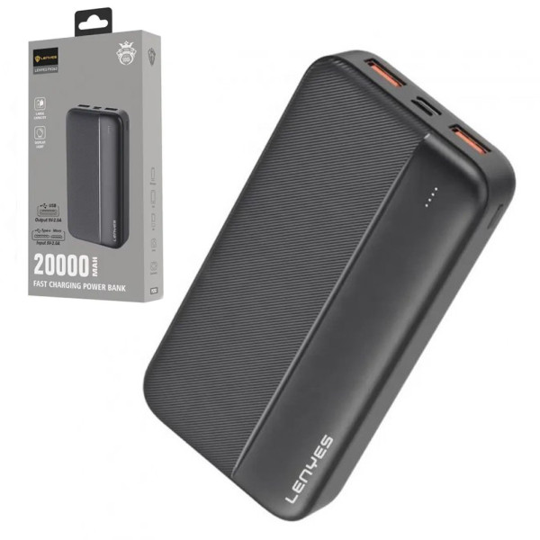 Портативный внешний аккумулятор 20000 mAh Power bank PX263 зарядное устройство повербанк тайп си и юсб