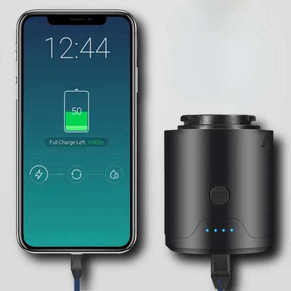 Автокомпрессор портативный /Power Bank/ LED-фонарик, 3000 mAh Насос для авто, мячей, велосипедов