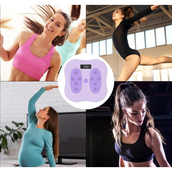 Вращающийся тренажер диск с массажем для стоп Waist Twisting Disc с подсчетом калорий Торсионный диск Вращающийся тренажер диск с массажем для стоп Waist Twisting Disc с подсчетом калорий Торсионный диск