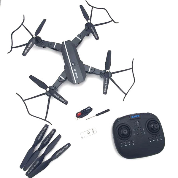 Квадрокоптер селфи-дрон складной RC DRON с Full HD WiFi камерой 8МП дрон Радиоуправляемый компактный с пультом