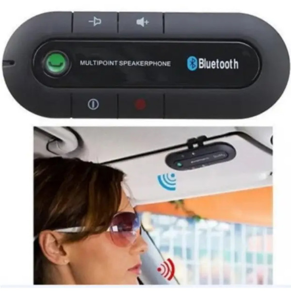 Громкая связь Lesko Car Kit Bluetooth - спикерфон Bluetooth комплект гарнитуры для авто Hands free