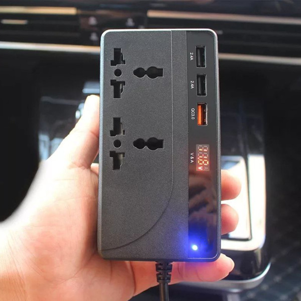 Преобразователь напряжения 100W/200W Konfulon CZ-01 автомобильный инвертор от аккумулятора 12Vв110V / 24Vв220V Преобразователь напряжения 100W/200W Konfulon CZ-01 автомобильный инвертор от аккумулятора 12Vв110V / 24Vв220V