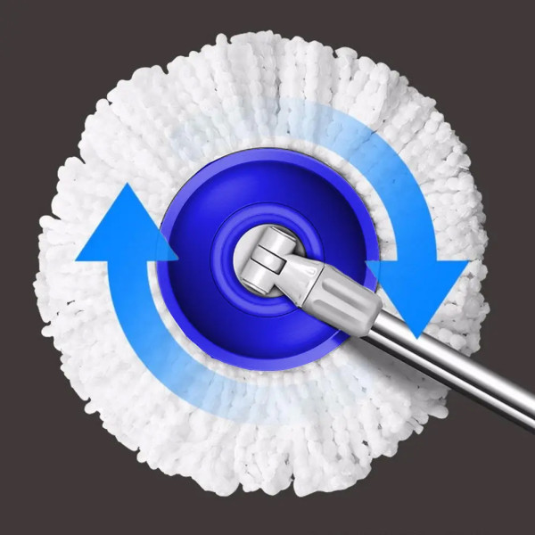 Швабра з відром та автоматичним віджиманням полосканням Spin Mop турбо швабра ледарка з центрифугою