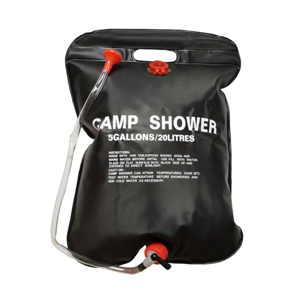 Переносной походный мобильный душ портативный для дачи и кемпинга Camp Shower на 20 литров черный Переносной походный мобильный душ портативный для дачи и кемпинга Camp Shower на 20 литров черный