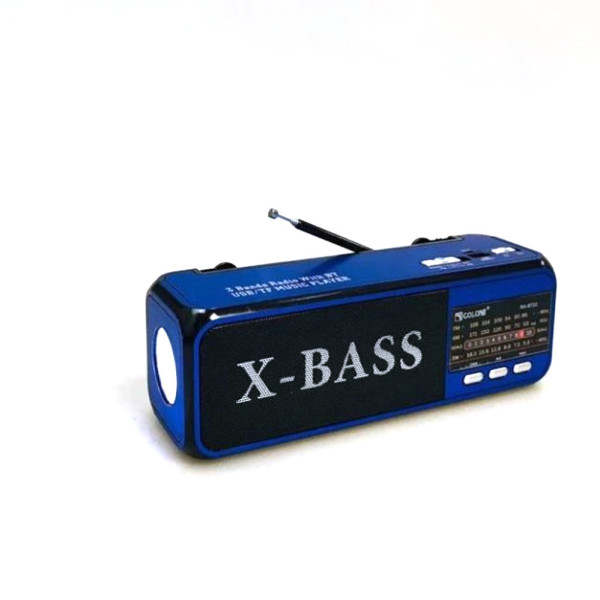 Радиоприемник аккумуляторный GOLON RX-BT22 с фонарем и Bluetooth колонкой вход под usb и флеш-карту