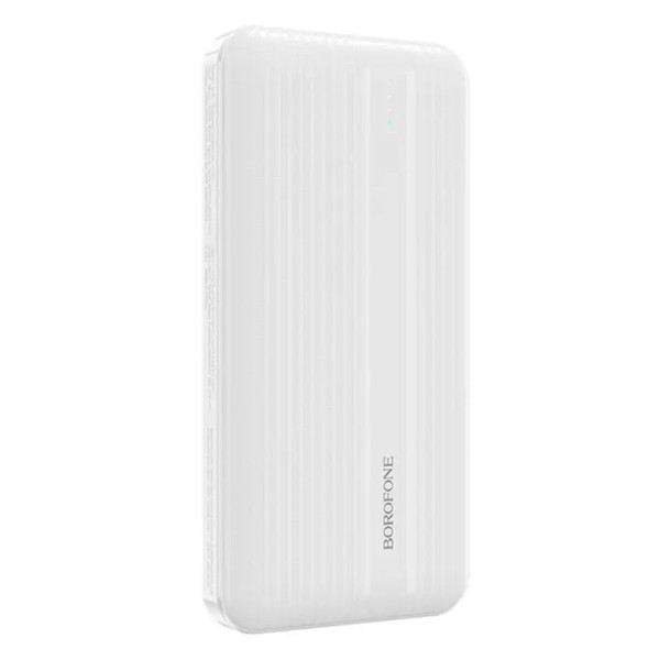 Портативный внешний аккумулятор BJ9 10000 mAh белый Power bank зарядное устройство повербанк usb Type-C