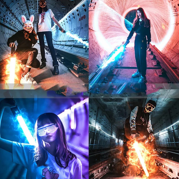 Лампа Led різнобарвна палиця RGB Stick зі штативом 2м для фото відео Селфі і блогерів жезл з пультом
