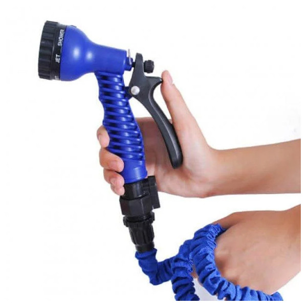 Садовый шланг для полива Xhose 75 м с распылителем X-Hose Поливочные растягивающиеся шланги Хосе 3/4 Садовый шланг для полива Xhose 75 м с распылителем X-Hose Поливочные растягивающиеся шланги Хосе 3/4