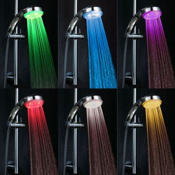 Лейка душевая со светодиодной подсветкой led shower 7 Colors верхний душ ванной комнаты светодиодная насадка Лейка душевая со светодиодной подсветкой led shower 7 Colors верхний душ ванной комнаты светодиодная насадка