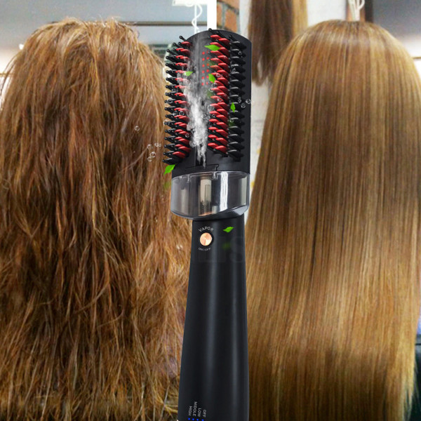 Расческа фен Hair Steam Brush 3в1 Электрическая щетка для укладки и выпрямления утюжок плойка стайлер
