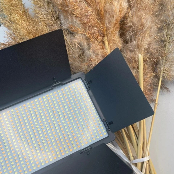 Прямоугольная LED лампа RL-900 светодиодная с пультом профессиональный видеосвет для фото и видео съемки