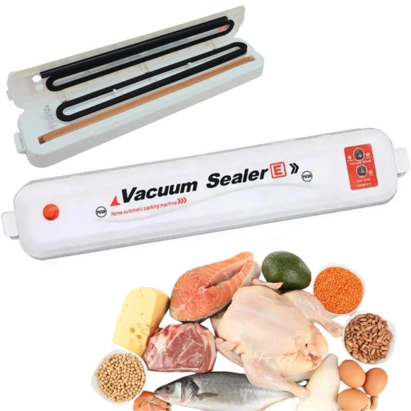 Автоматический вакууматор Vacuum Sealer вакуумный упаковщик бытовой аппарат для упаковки продуктов