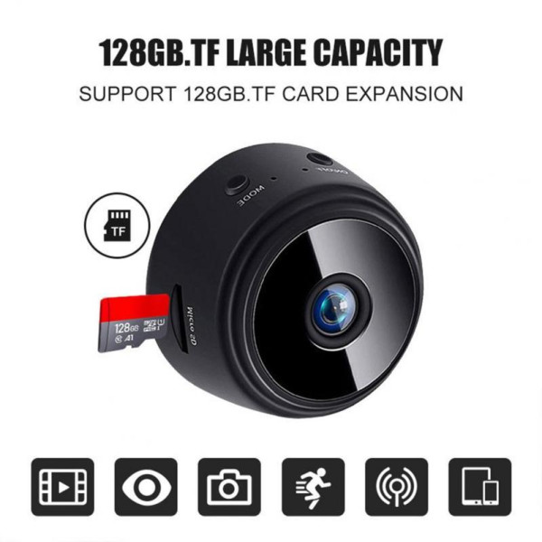 Бездротова Міні IP камера А9 з WIFI 1080P Full HD нічного бачення на магнітній основі відеокамера Бездротова Міні IP камера А9 з WIFI 1080P Full HD нічного бачення на магнітній основі відеокамера