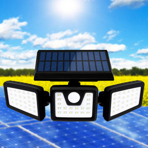 Уличный фонарь на солнечной батарее с датчиком движения Split solar wall lamp NF-1725 Фонарь-прожектор
