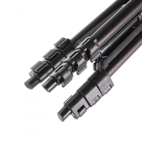 Штатив тренога для камеры Tripod 3120A с креплением для телефона алюминиевый 102 см со встроенным уровнем