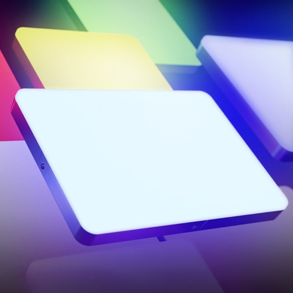 Светодиодная прямоугольная лампа F99 RGB 23х16см с пультом профессиональный свет для фото и видеосъёмки