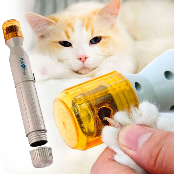 Триммер кігтерез Pedi Paws електричний кусачки для кігтів собак і котів когтерізка для тварин