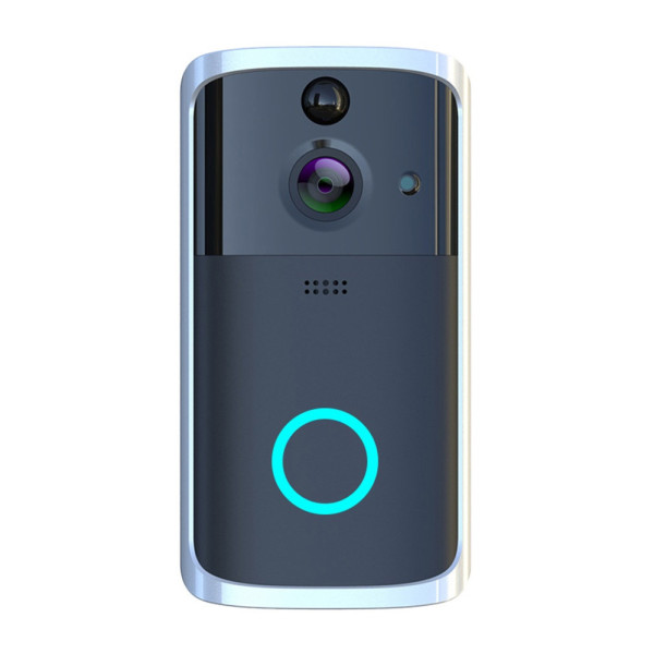 Беспроводной видеозвонок с датчиком движения HD Wi-Fi Eken V5 Black Bluetoth видео звонок глазок на дверь Беспроводной видеозвонок с датчиком движения HD Wi-Fi Eken V5 Black Bluetoth видео звонок глазок на дверь