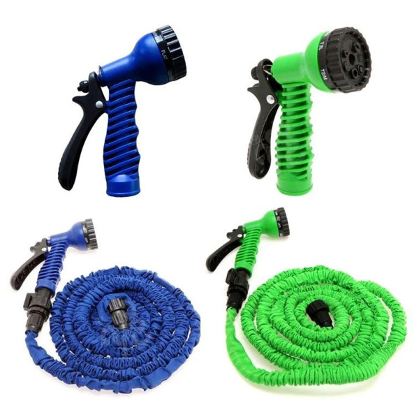 Садовый шланг для полива Xhose 75 м с распылителем X-Hose Поливочные растягивающиеся шланги Хосе 3/4 Садовый шланг для полива Xhose 75 м с распылителем X-Hose Поливочные растягивающиеся шланги Хосе 3/4