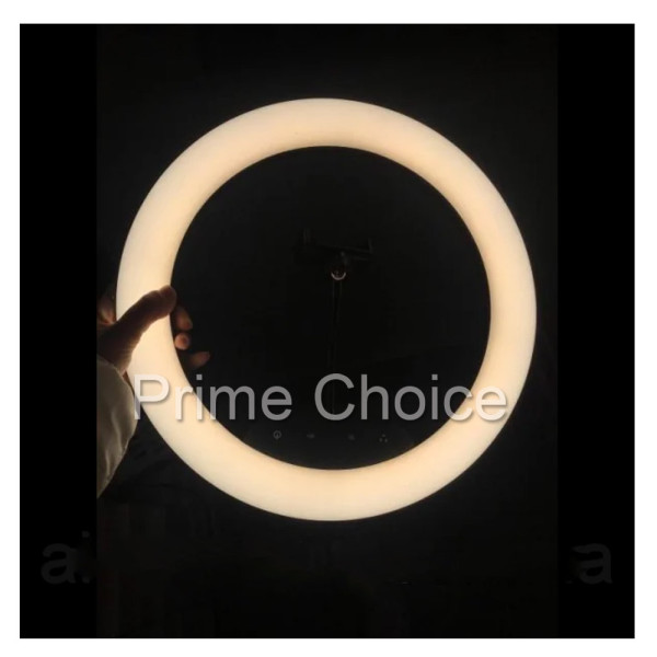 Кольцевая светодиодная LED лампа Ring для блогеров визажистов 36 см AL-360 с сенсорными кнопками и пультом