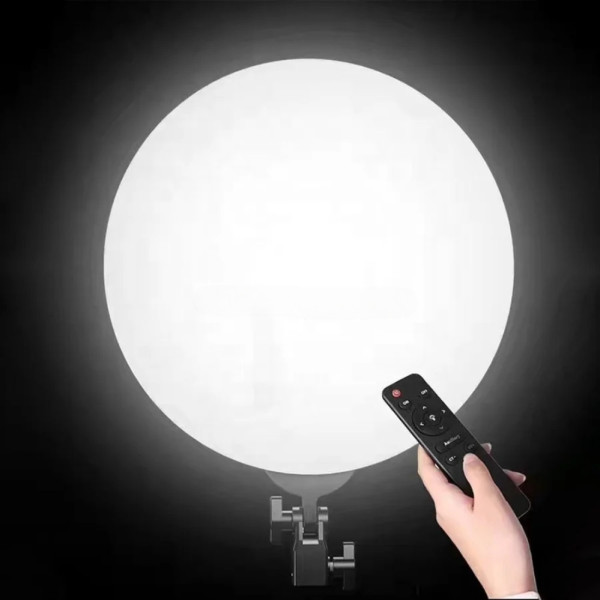 Светодиодная круглая лампа с пультом 32см Fill LightCircularM666 портативный видеосвет для блогеров визажистов