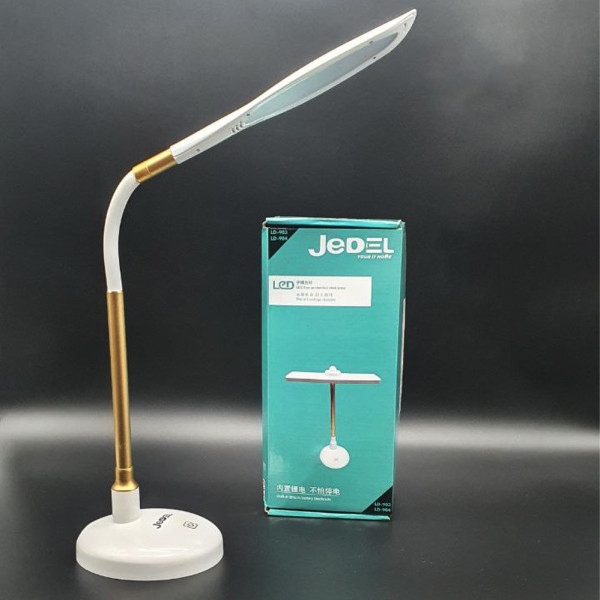 Лампа настольная светодиодная сенсорная LED с аккумулятором Jedel LD-904 регулируемый светильник белый