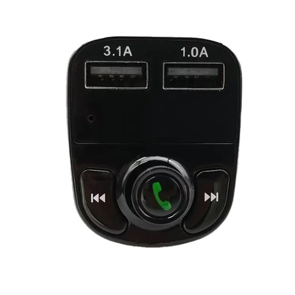 Авто FM трансмиттер Блютуз Модулятор MP3 ЮСБ для авто Earldom ET-M29 2 usb громкая связь черный Авто FM трансмиттер Блютуз Модулятор MP3 ЮСБ для авто Earldom ET-M29 2 usb громкая связь черный