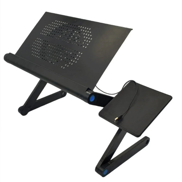 Столик трансформер для ноутбука складной металлический набор с GPS трекером LAPTOP TABLE Т9 охлаждающий Столик трансформер для ноутбука складной металлический набор с GPS трекером LAPTOP TABLE Т9 охлаждающий