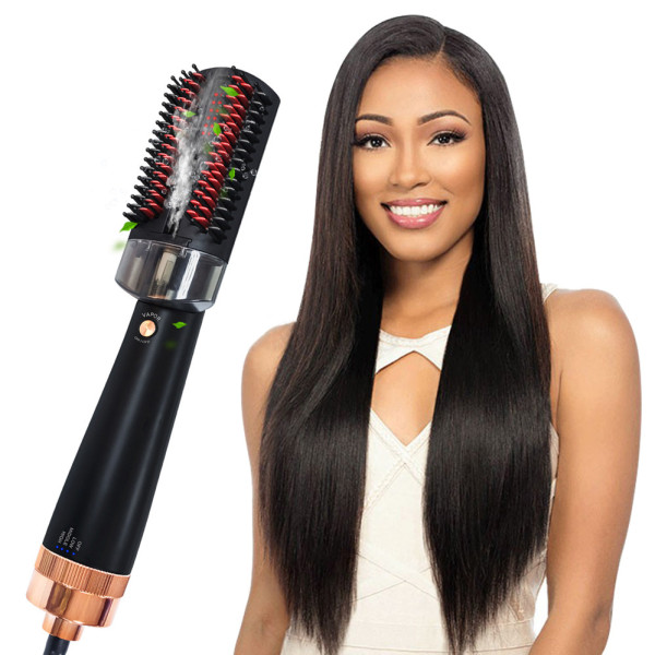 Расческа фен Hair Steam Brush 3в1 Электрическая щетка для укладки и выпрямления утюжок плойка стайлер