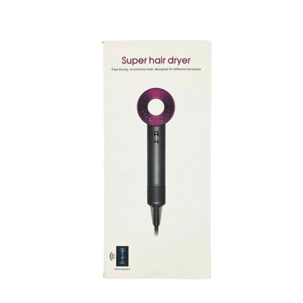 Фен для волосся Super Hair Dryer з функцією швидкого сушіння та насадкою концентратор