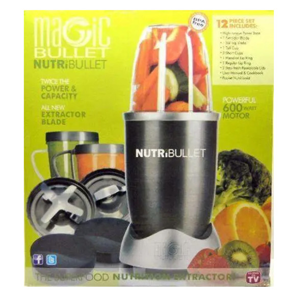 Блендер універсальний Nutribullet Magic Bullet 600W харчовий екстрактор кухонні комбайни та подрібнювачі Блендер універсальний Nutribullet Magic Bullet 600W харчовий екстрактор кухонні комбайни та подрібнювачі